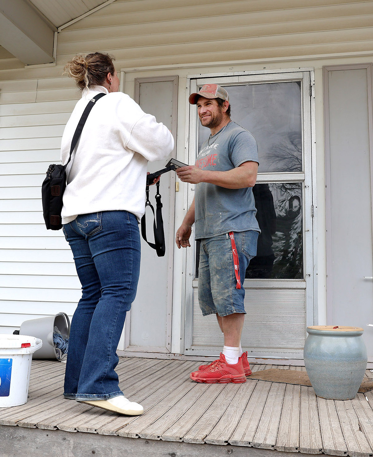 Volunteers wrapped up day two of surveying for the 2025 Community Health Assessment (CHA) across Reno County! - News Image